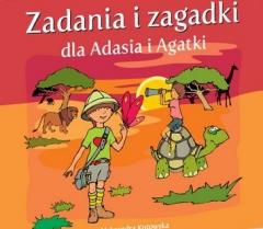 Książka - Zadania i zagadki dla Adasia i Agatki
