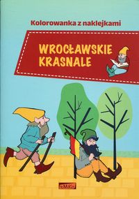 Książka - Kolorowanka z naklej. Wrocławskie Krasnale