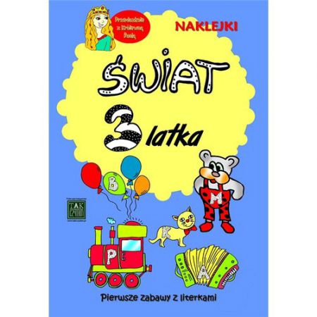 Książka - Świat 3-latka. Pierwsze zabawy z literkami