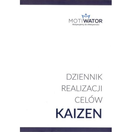 Książka - Dziennik realizacji celów Kaizen