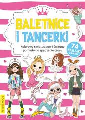 Książka - Kolorowanka z naklejkami - Baletnice i Tancerki