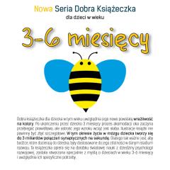 Książka - Nowa Seria Dobra Książeczka dla dzieci w wieku 3-6 miesięcy
