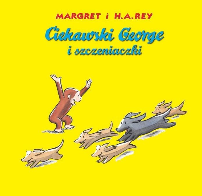 Książka - Ciekawski George i szczeniaczki