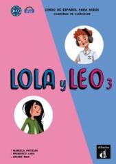 Książka - Lola y Leo 3 ćwiczenia+mp3