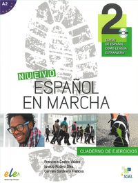 Książka - Nuevo Espanol en marcha 2 ćwiczenia + CD audio
