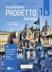 Książka - Nuovissimo Progetto italiano 1B. Podręcznik + Zeszyt ćwiczeń + CD. Poziom A1-A2
