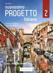Książka - Nuovissimo Progetto italiano 2. Podręcznik + DVD. Poziom B1-B2