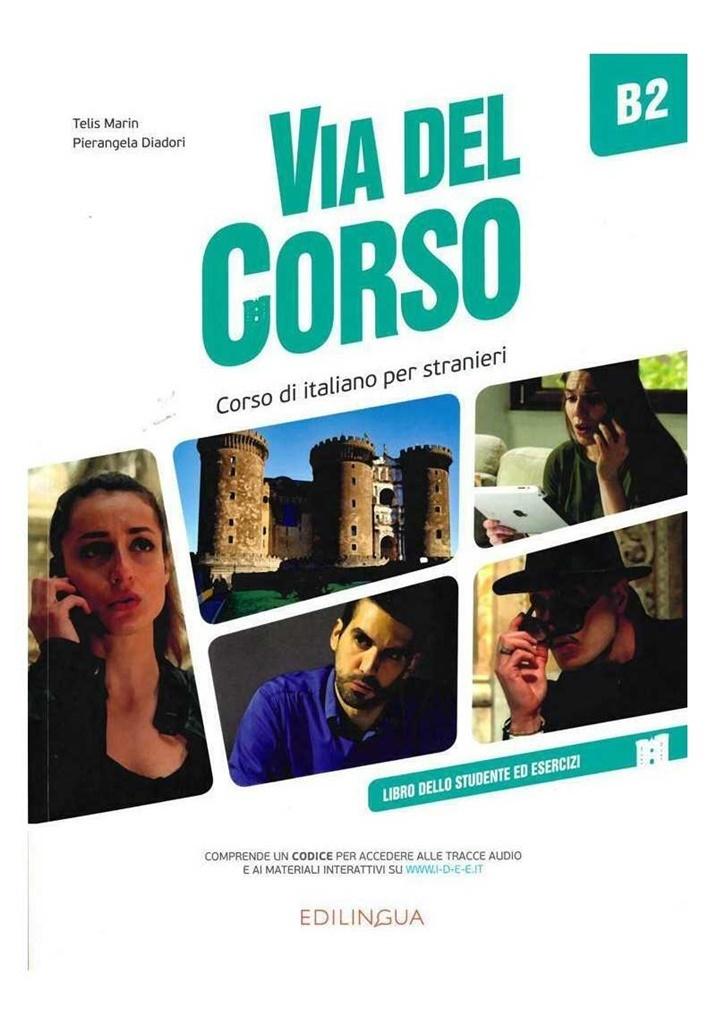 Książka - Via del Corso B2 podręcznik + ćwiczenia + online
