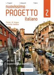Książka - Nuovissimo Progetto italiano 2. Podręcznik + DVD. Poziom B1-B2