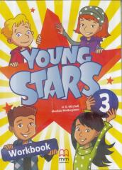 Książka - Young Stars 3 WB + CD MM PUBLICATIONS
