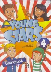 Książka - Young Stars 4 WB + CD MM PUBLICATIONS