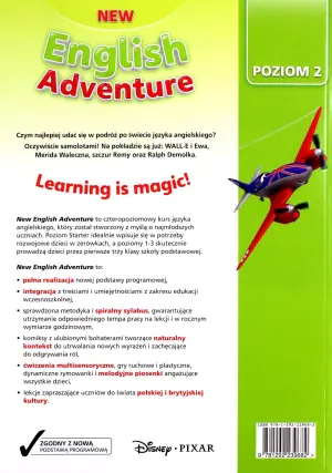 New English Adventure. Zeszyt ćwiczeń. Wydanie rozszerzone. Poziom 2 + DVD