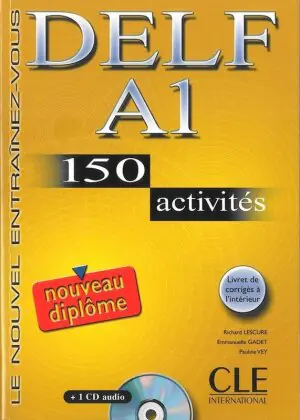 DELF A1 150 activites Nouveau diplome Ćwiczenia z płytą CD