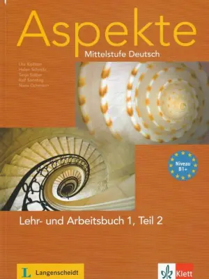 Aspekte 1 Lehr- und Arbeitsbuch Teil 2 + CD Mittelstufe Deutsch