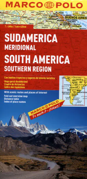 Mapa Drogowa Marco Polo. Ameryka Poł. Część poł.