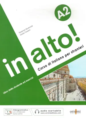 In alto! A2 podręcznik do włoskiego + ćwiczenia + CD audio + Videogrammatica