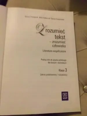 J.polski LO Zrozumieć tekst 3 WSiP