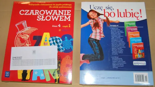 Czarowanie słowem 4. Podręcznik z ćwiczeniami. Część 1-5. Szkoła podstawowa