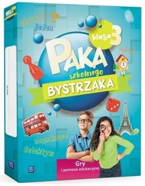 Paka szkolnego bystrzaka. Gry i pomoce edukacyjne. Klasa 3