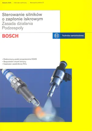 Bosch. Sterowanie silników o zapłonie iskrowym