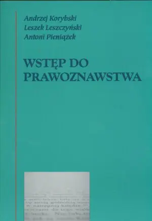 Wstęp do Prawoznawstwa
