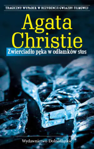 Zwierciadło pęka w odłamków stos