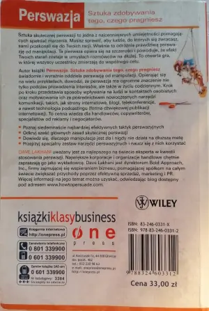 PERSWAZJA SZTUKA ZDOBYWANIA TEGO CZEGO PRAGNIESZ