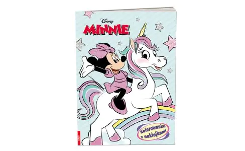 Minnie. Kolorowanka z naklejkami