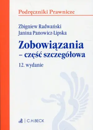 Zobowiązania - część szczegółowa. Podręczniki prawnicze