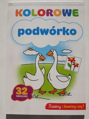 Kolorowe podwórko 32 naklejki