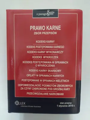 Prawo karne Zbiór przepisów
