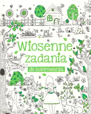 Wiosenne zadania do kolorowania