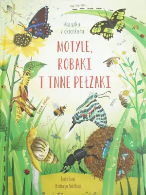 Motyle, robaki i inne pełzaki. Książka z okienkami