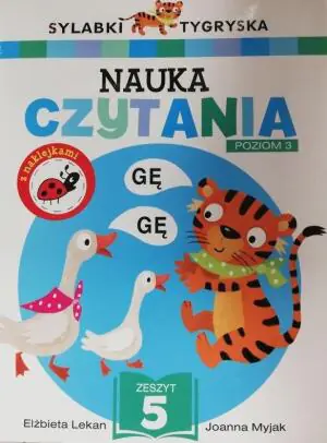 Sylabki Tygryska. Nauka czytania. Poziom 3. Zeszyt 5