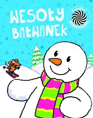 Ruchome obrazki. Wesoły bałwanek