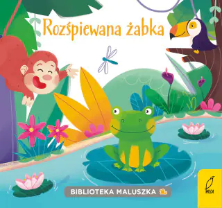 Rozśpiewana żabka. Biblioteka maluszka