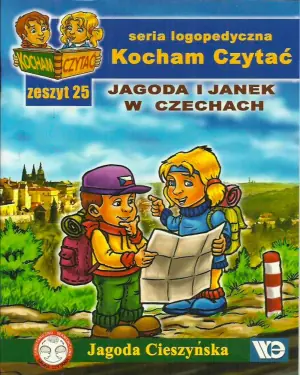 Kocham czytać.  Jagoda i Janek w Czechach. Zeszyt 25