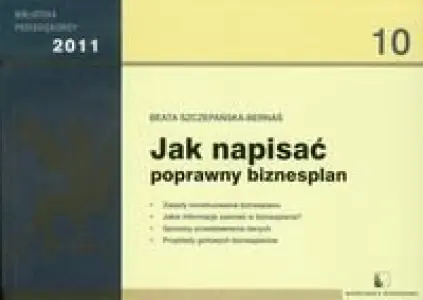 Jak napisać poprawny biznesplan
