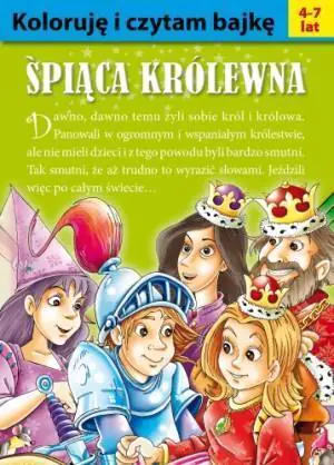 Koloruję i czytam bajkę. Śpiąca królewna