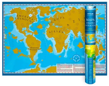 Mapa Zdrapka Świat Młodego Odk