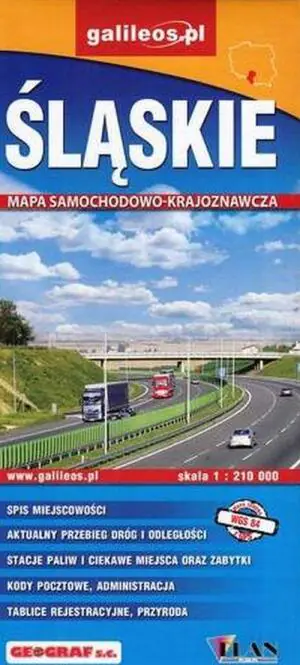 Śląskie. Mapa 1:210 000