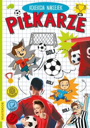 Kolorowanka z naklejkami Piłkarze