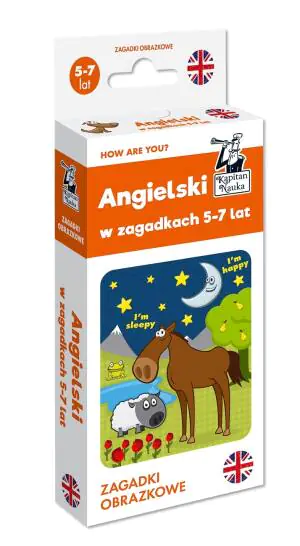 Kapitan Nauka. Zagadki obrazkowe. Angielski 5-7 lat
