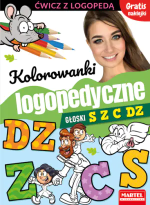 Kolorowanki Logopedyczne Głoski S Z C Dz Martel
