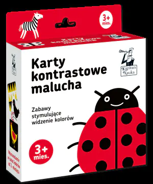 Karty kontrastowe malucha 3+ miesiące