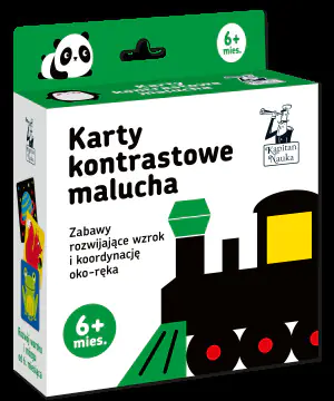Karty kontrastowe malucha 6+ miesięcy