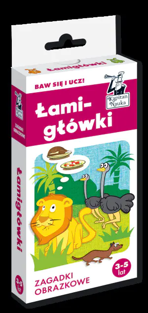 Łamigłówki 3-5 lat. Zagadki obrazkowe