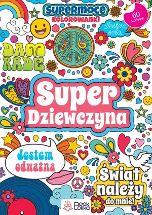 Super dziewczyna. SuperMoce kolorowanki.