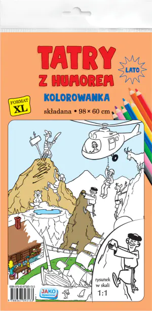 Kolorowanka XL, Tatry z humorem, Kolor BR