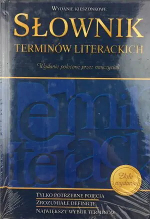 Słownik terminów literackich szkolny kieszonkowy